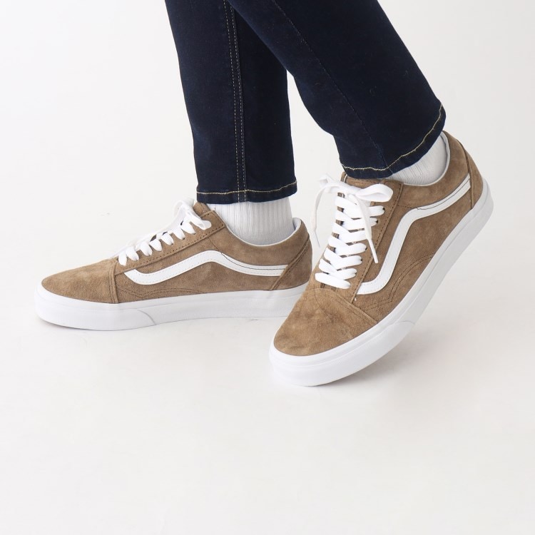 オペークドットクリップ(OPAQUE.CLIP)の【VANS(ヴァンズ)】OLD SKOOLPIG SUEDE TOBACCO BROWN スニーカー