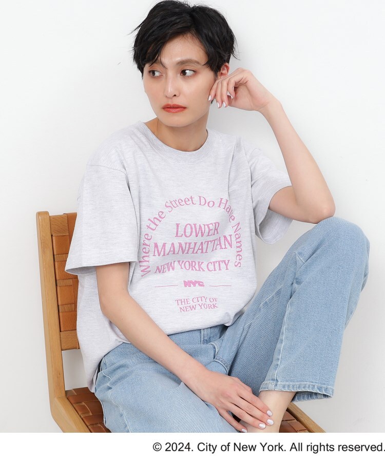 オペークドットクリップ(OPAQUE.CLIP)の【NYC × GOOD ROCK SPEED別注】アソートロゴTシャツ グレー(012)