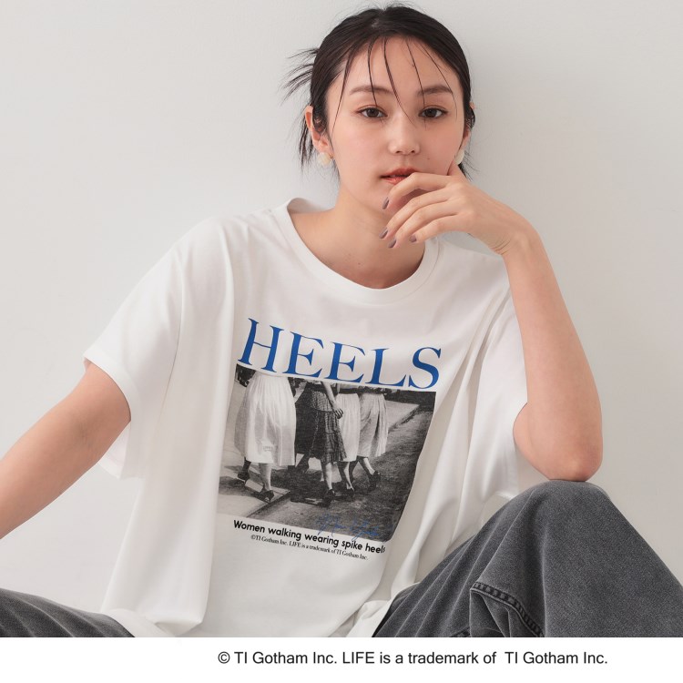 オペークドットクリップ(OPAQUE.CLIP)の【LIFE（ライフ）】フォトTシャツ Ｔシャツ