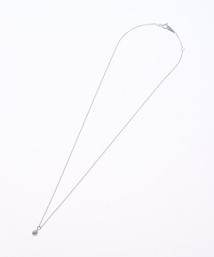 オペークドットクリップ(OPAQUE.CLIP)のDrop necklace シルバー(006)