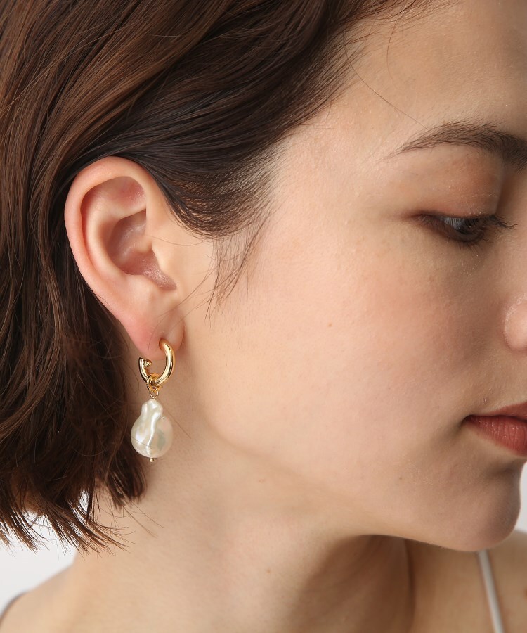 オイスターバロックパールピアス(2WAY) オイスターバロックパールピアス(2WAY)