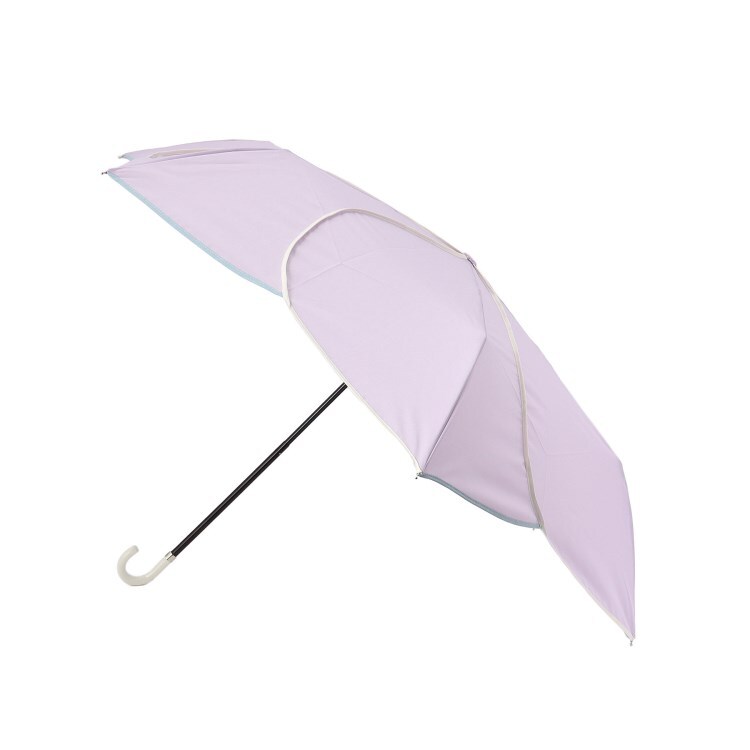 デッサン(レディース)(Dessin(Ladies))の【ギフトにも】【because】 バイカラーパイピング折りたたみ傘 折りたたみ傘