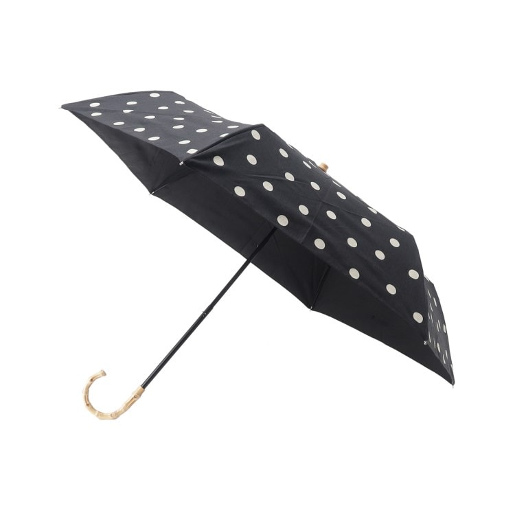 デッサン(レディース)(Dessin(Ladies))の【折りたたみ傘】ミニバッグ付きドット日傘 折りたたみ傘