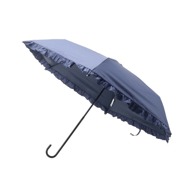 デッサン(レディース)(Dessin(Ladies))の【折りたたみ傘】クラシックフリル日傘 折りたたみ傘