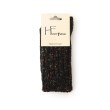 デッサン(レディース)(Dessin(Ladies))のH FOOTWEAR(エイチフットウェア) ネップバイカラー ブラック(019)