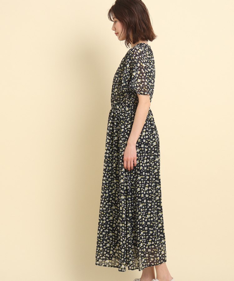 洗える フラワープリントワンピース Xs L マキシ ロングワンピース Dessin Ladies デッサン ワールド オンラインストア World Online Store 洗える フラワープリントワンピース Xs L マキシ ロングワンピース Dessin Ladies デッサン ワールド オンラインストア World Online Store