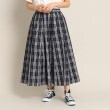 デッサン(レディース)(Dessin(Ladies))の【洗える・ウエストゴム】ブロックチェックスカート（XS～L）10