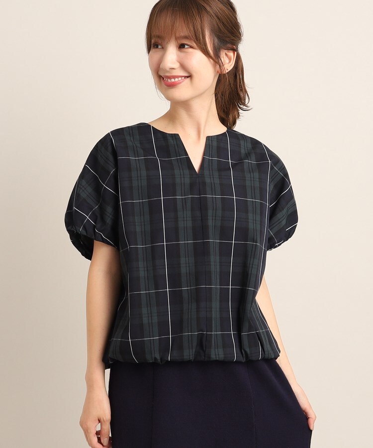 デッサン(レディース)(Dessin(Ladies))の【洗える】キーネックギャザーブラウス（XS～L）11