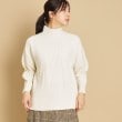 デッサン(レディース)(Dessin(Ladies))の【ハミルトンウール・洗える】ハイネックニット（XS～L） アイボリー(004)