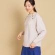 デッサン(レディース)(Dessin(Ladies))の【ハミルトンウール・洗える】肩ボタンニット（XS～L）6