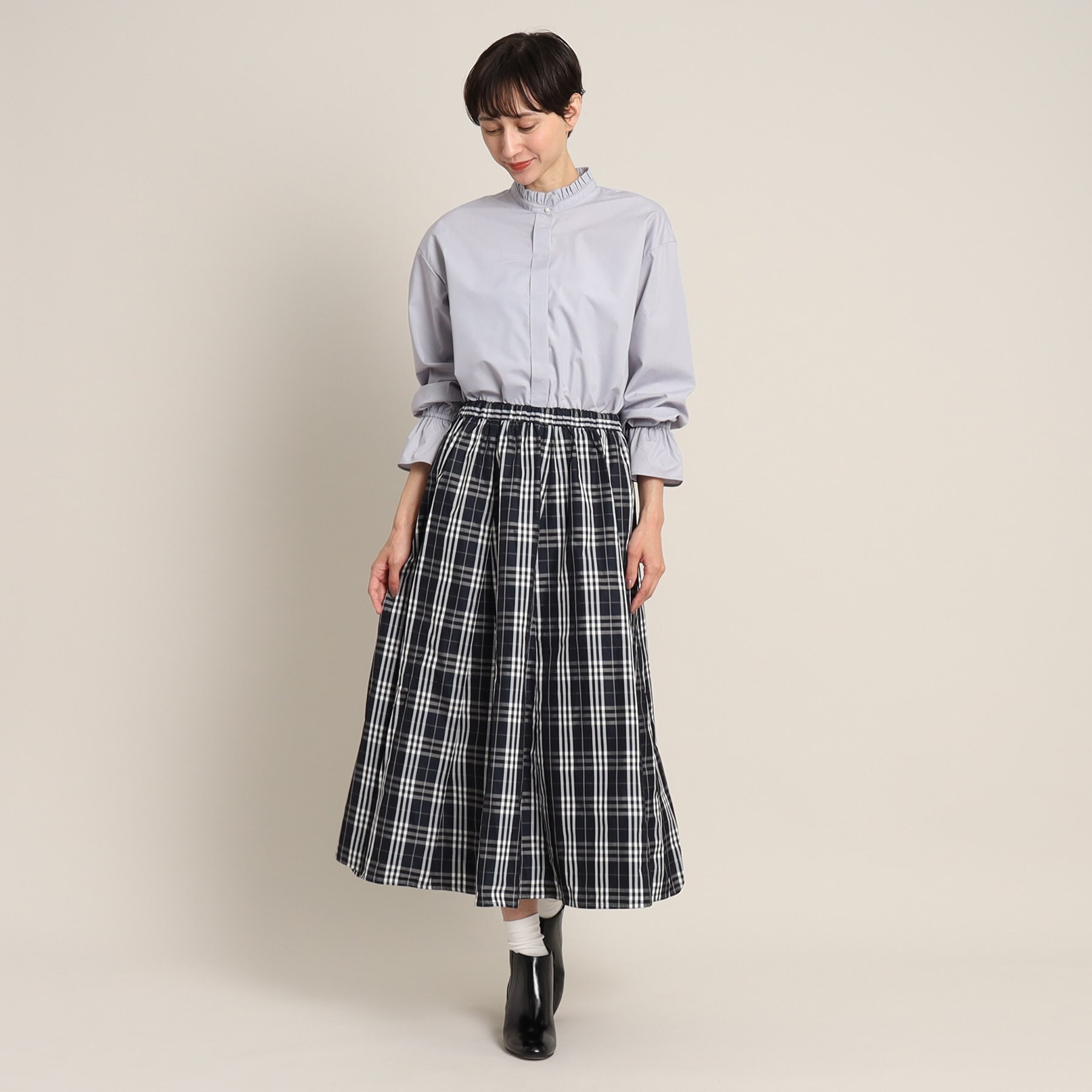 デッサン(レディース)(Dessin(Ladies))の【洗える】フリルネックブラウス（XS～L）26