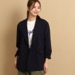 デッサン(レディース)(Dessin(Ladies))のダブルブレストジャケット ネイビー(093)