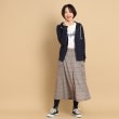 デッサン(レディース)(Dessin(Ladies))のアウトポケット付きチェックスカート（XS～L）1