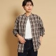 デッサン(レディース)(Dessin(Ladies))の【洗える】バンドカラーストライプシャツ（XS～L） キャメル(241)