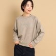 デッサン(レディース)(Dessin(Ladies))のロゴ刺繍スェードライクプルオーバー（S～L）9