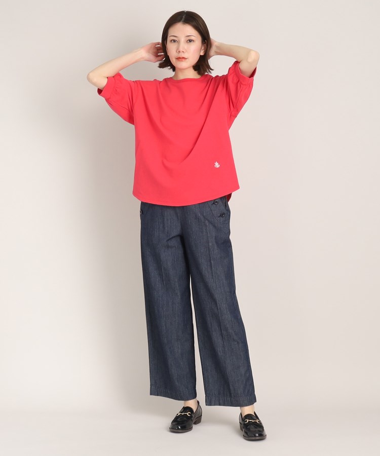 デッサン(レディース)(Dessin(Ladies))の【洗える】360度可愛いコットン5分袖カットソー＜XS～L＞37