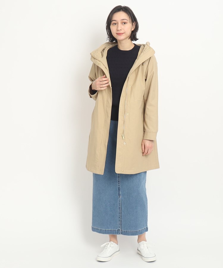 デッサン(レディース)(Dessin(Ladies))の【ちょうど良い着丈で大人気！ライナー付き】フーデッドコート＜S～L＞26