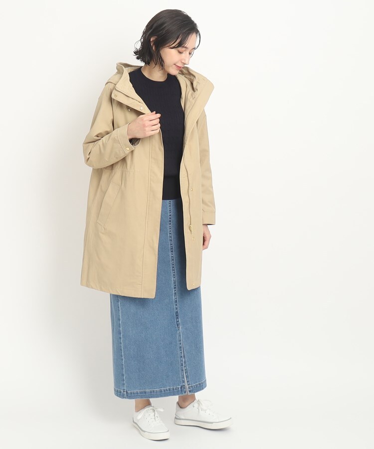 デッサン(レディース)(Dessin(Ladies))の【ちょうど良い着丈で大人気！ライナー付き】フーデッドコート＜S～L＞27