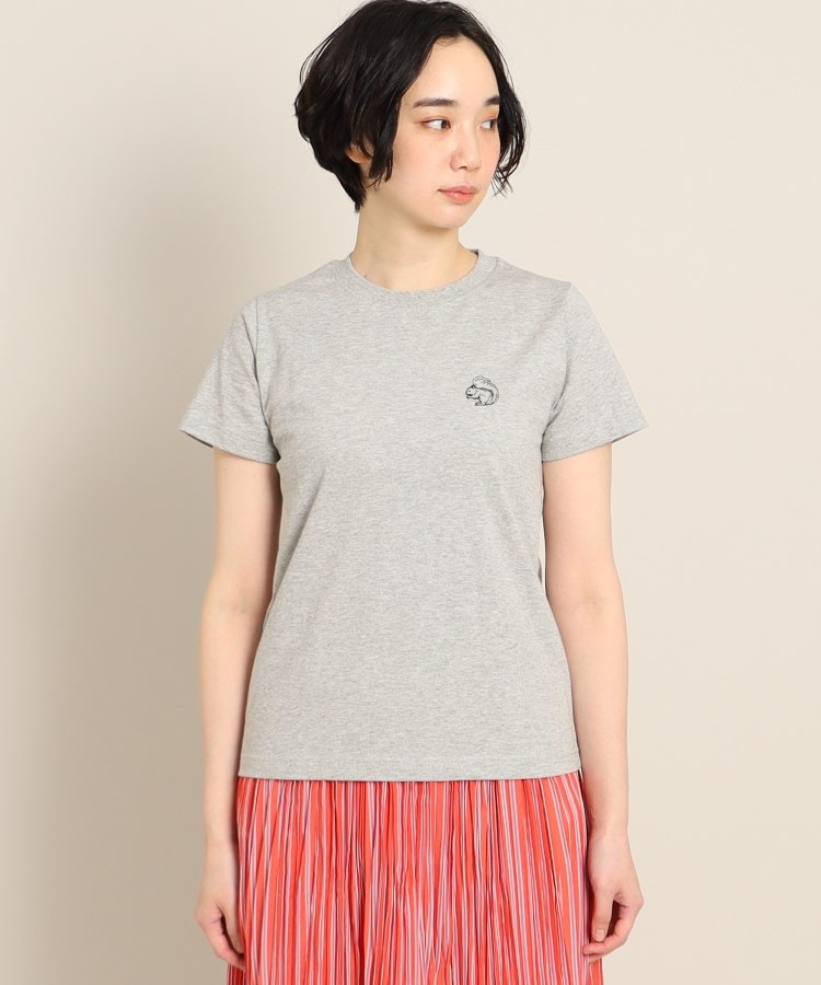 デッサン(レディース)(Dessin(Ladies))のワンポイント刺繍Tシャツ<S~L>1