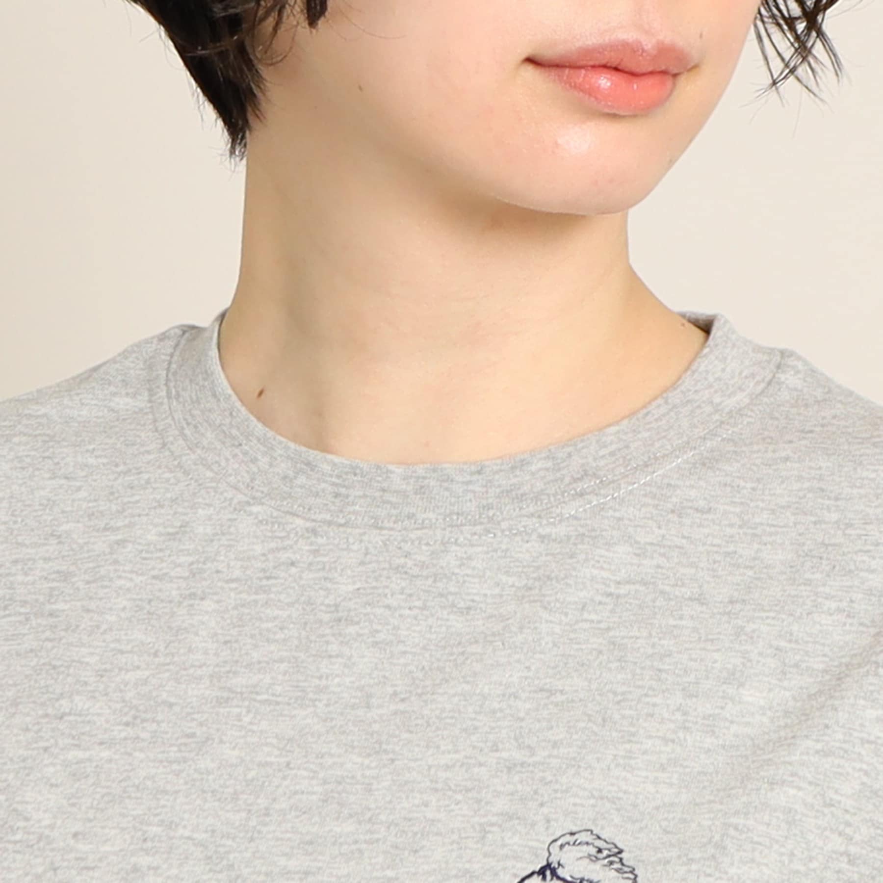 デッサン(レディース)(Dessin(Ladies))のワンポイント刺繍Tシャツ<S~L>4