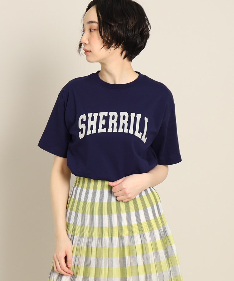 デッサン(レディース)(Dessin(Ladies))の【洗える】アップリケロゴTシャツ<XS~L>16