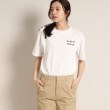 デッサン(レディース)(Dessin(Ladies))の【洗える】ロゴプリントTシャツ<XS~L> ホワイト(001)