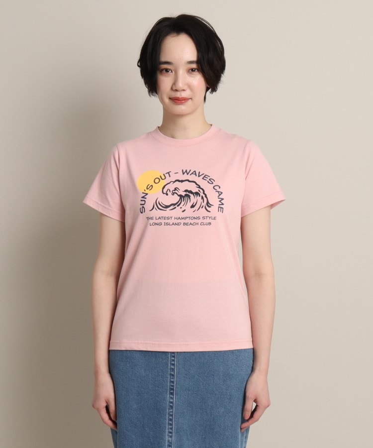 デッサン(レディース)(Dessin(Ladies))のロゴプリントTシャツ＜XS~L＞1