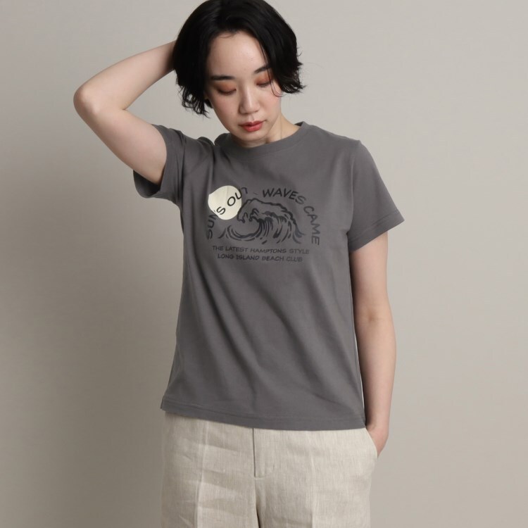 デッサン(レディース)(Dessin(Ladies))のロゴプリントTシャツ＜XS~L＞ Ｔシャツ