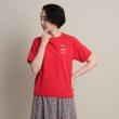 デッサン(レディース)(Dessin(Ladies))の【洗える】リブ入り刺繍Tシャツ30