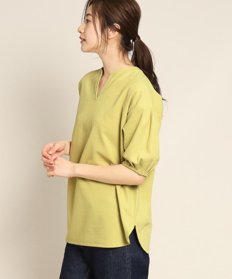 デッサン(レディース)(Dessin(Ladies))の【洗える】キーネックパフスリーブカットソー<XS~L>5