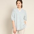 デッサン(レディース)(Dessin(Ladies))の【洗える】キーネックパフスリーブカットソー<XS~L> ライトブルー(391)