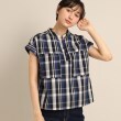 デッサン(レディース)(Dessin(Ladies))の【洗える】クロップド丈スキッパーシャツ＜XS～L＞15