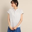 デッサン(レディース)(Dessin(Ladies))の【洗える】クロップド丈スキッパーシャツ＜XS～L＞ ホワイト(301)