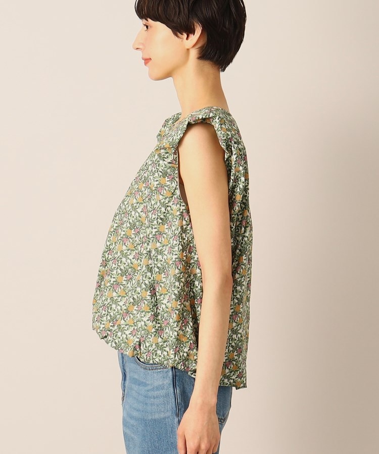 デッサン(レディース)(Dessin(Ladies))の【洗える】フルーツ柄プリントバルーンブラウス（S～L）10