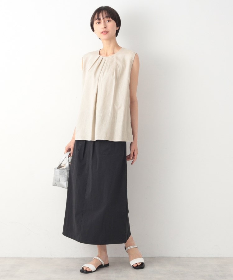 デッサン(レディース)(Dessin(Ladies))のフロントタックノースリーブブラウス7