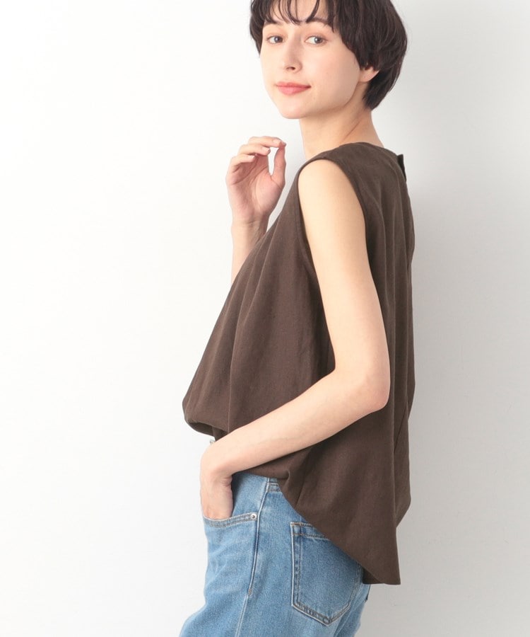 デッサン(レディース)(Dessin(Ladies))のフロントタックノースリーブブラウス9