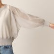 デッサン(レディース)(Dessin(Ladies))の【洗える】シースルースリットネックカーディガン18