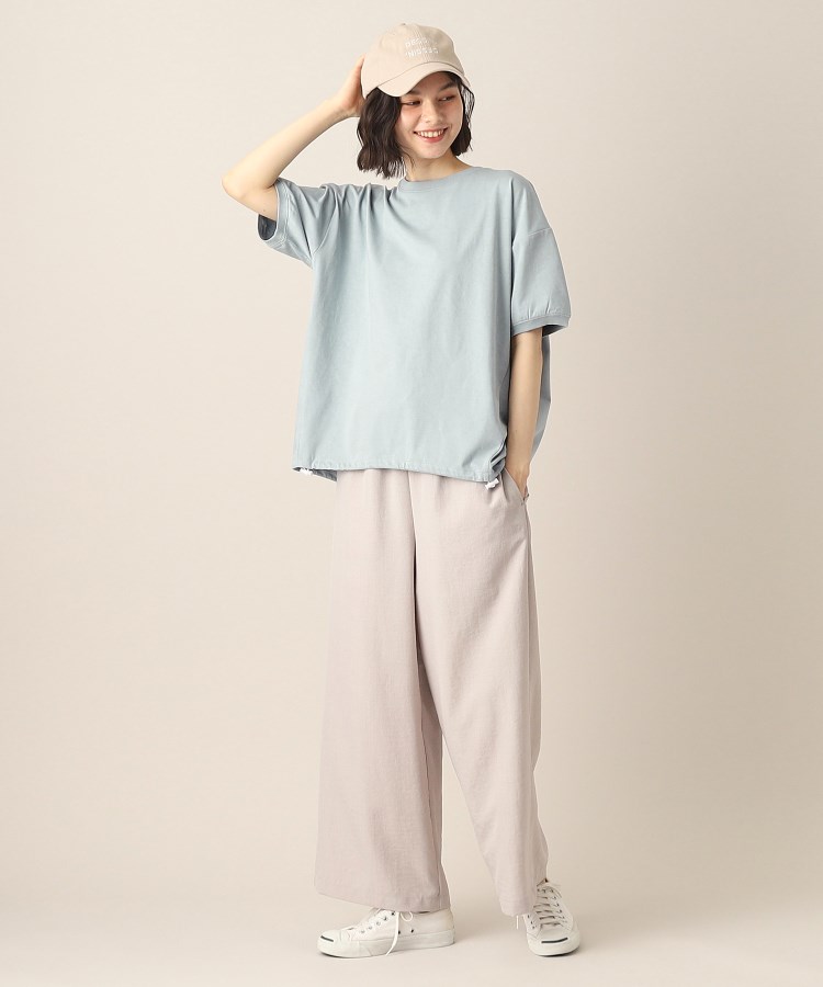 デッサン(レディース)(Dessin(Ladies))の【接触冷感・洗える・二の腕カバー】ドローコードカットソー（XS～L）19