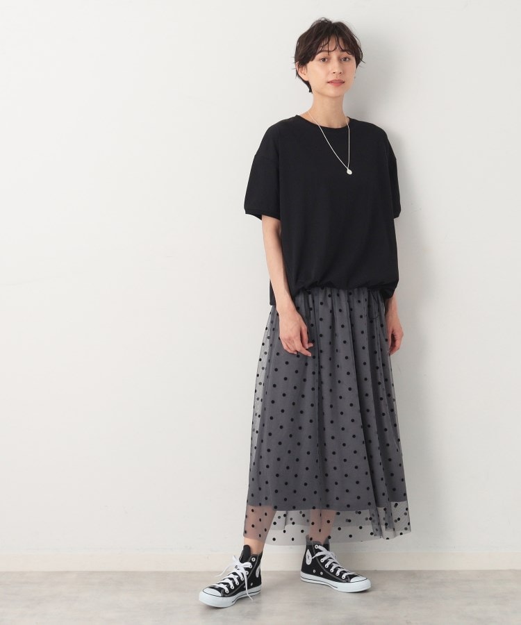 デッサン(レディース)(Dessin(Ladies))の新色追加【洗える・二の腕カバー】ドローコードカットソー（XS～L）19