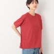 デッサン(レディース)(Dessin(Ladies))の新色追加【洗える・二の腕カバー】ドローコードカットソー（XS～L） レッド(062)