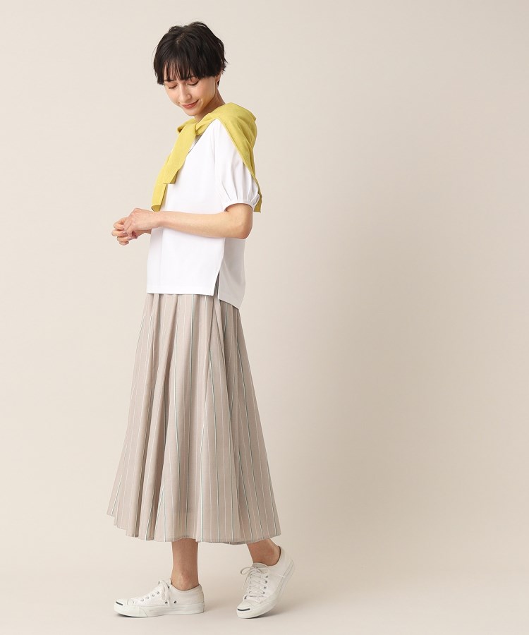 デッサン(レディース)(Dessin(Ladies))の【洗える】シフォンネックカットソー3