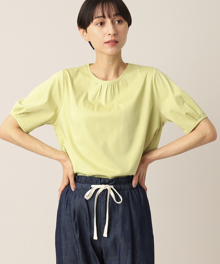 デッサン(レディース)(Dessin(Ladies))の【洗える】シフォンネックカットソー5