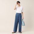 デッサン(レディース)(Dessin(Ladies))の【洗える】シフォンリボン付きカットソージャージ15