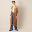 デッサン(レディース)(Dessin(Ladies))の【洗える】リネンブレンドリブロングカーディガン7