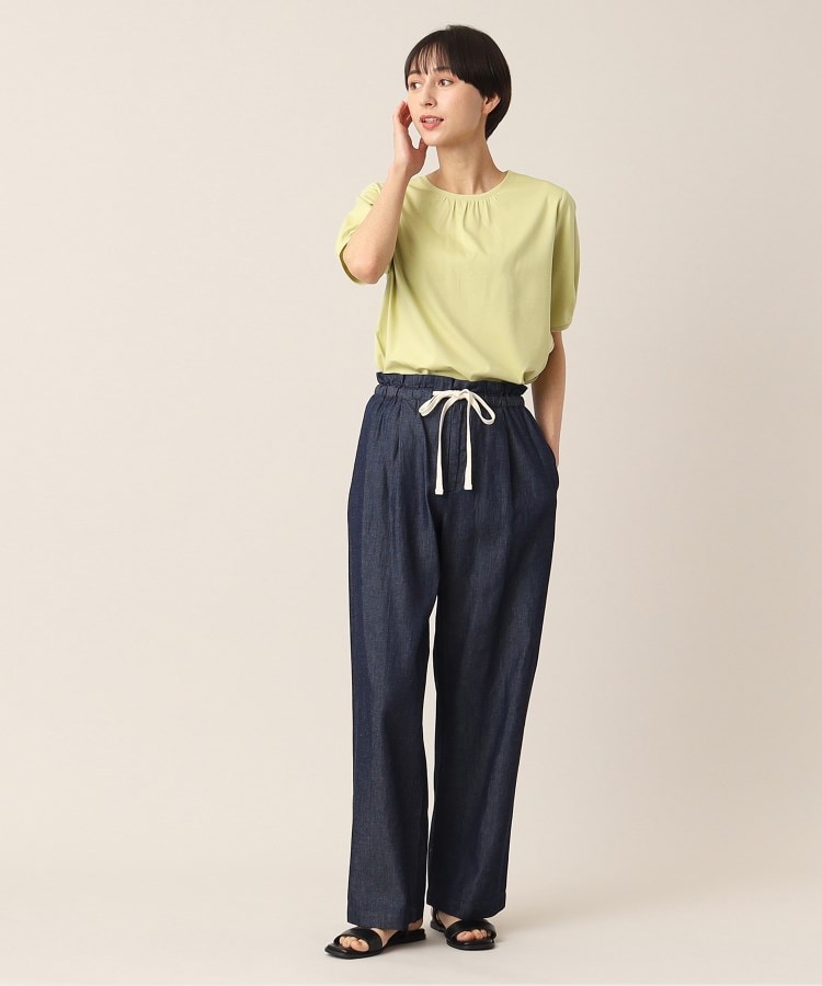 デッサン(レディース)(Dessin(Ladies))の【洗える】リラックスデニムパンツ（XS～L）7