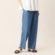 デッサン(レディース)(Dessin(Ladies))の【洗える】リネンブレンドリラックスデニムパンツ（XS～L） ブルー(092)