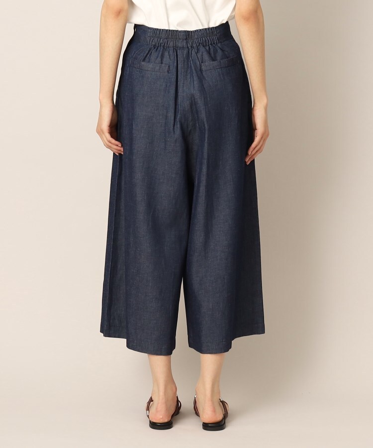 ★MASSIMO DUTTI★ サテン仕上げリネン混フレアパンツ リネン混サテン・スマートジャケット/40代50代からのレディース