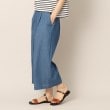 デッサン(レディース)(Dessin(Ladies))のリネンブレンドデニムクロップド丈パンツ（S～L）1