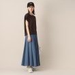 デッサン(レディース)(Dessin(Ladies))の【洗える】綿麻デニム切替スカート（XS～L）11