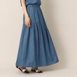 デッサン(レディース)(Dessin(Ladies))の綿麻デニムイレギュラーティアードスカート5